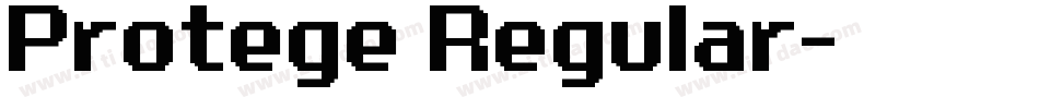 Protege Regular字体转换